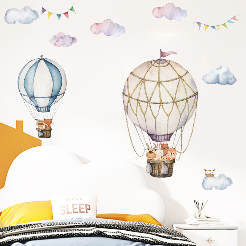 Baby Nursery Mural Wallpaper - Autocollants muraux en forme d'animal de