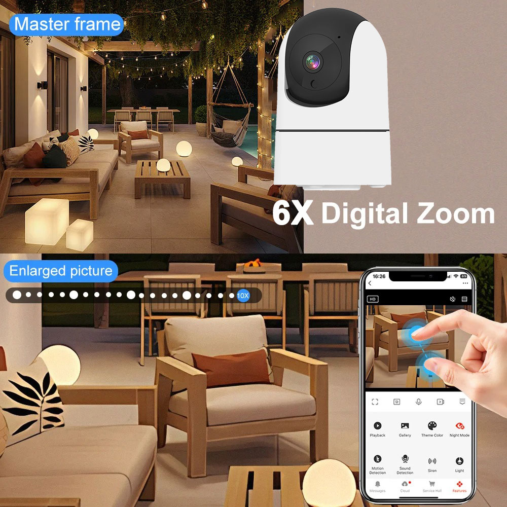 Baby Nursery Camera - Caméra WiFi 6MP Tuya Smart Home