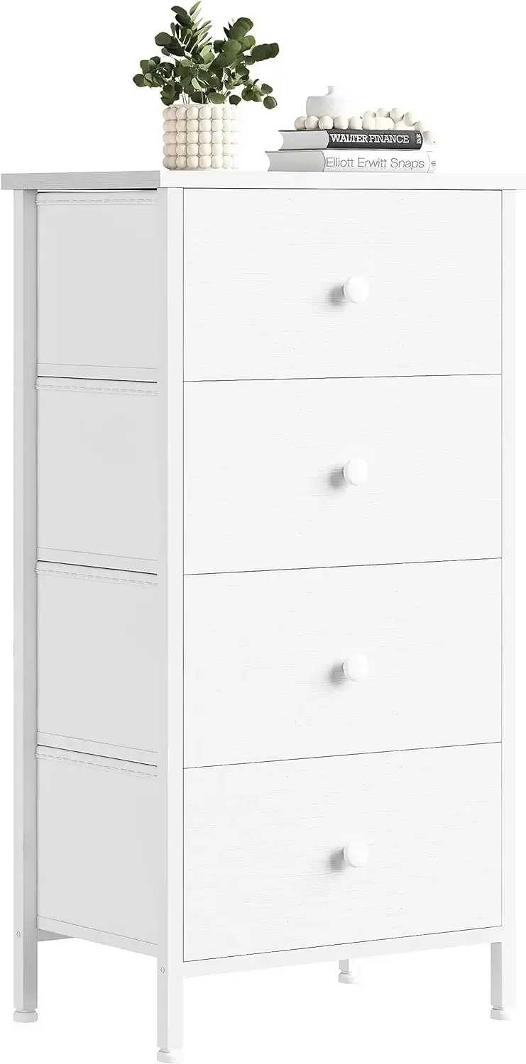 Drawer Dresser White - Petite commode blanche pour chambre à