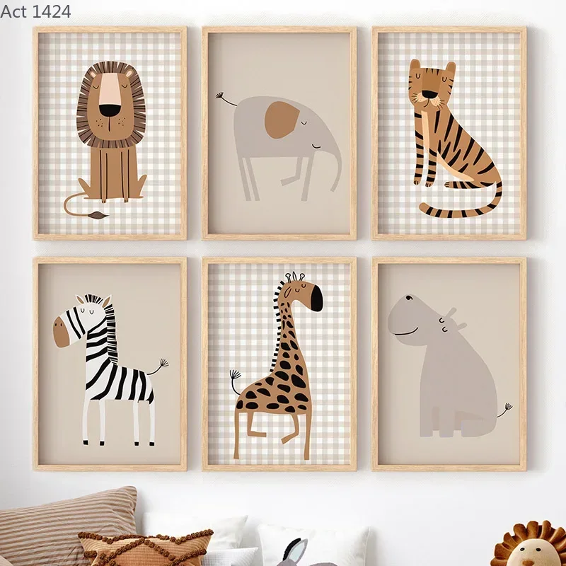 Baby Nursery Giraffe - Tableaux et affiches sur toile d'animaux
