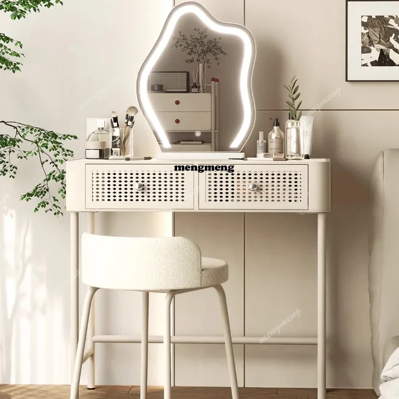 Drawer Dresser White - Organisateur nordique blanc, table de toilette
