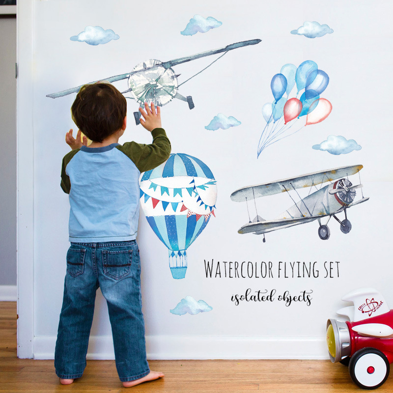 Baby Nursery Mural Wallpaper - Autocollant mural en PVC pour chambre