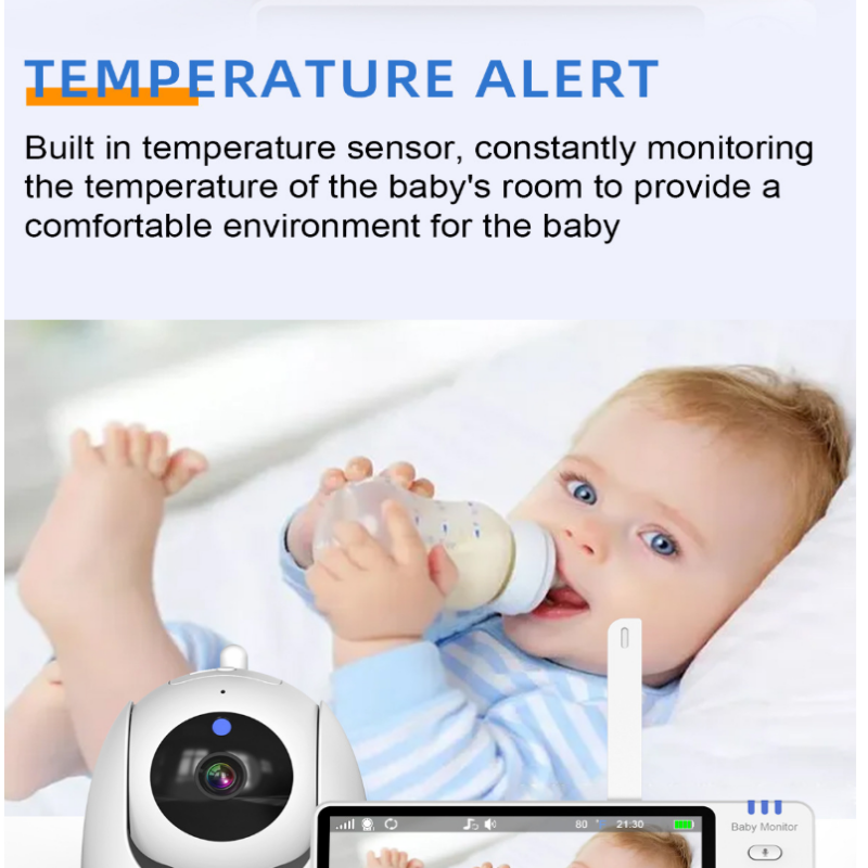 Moniteur vidéo pour bébé sans  - Baby Nursery Camera avis et prix