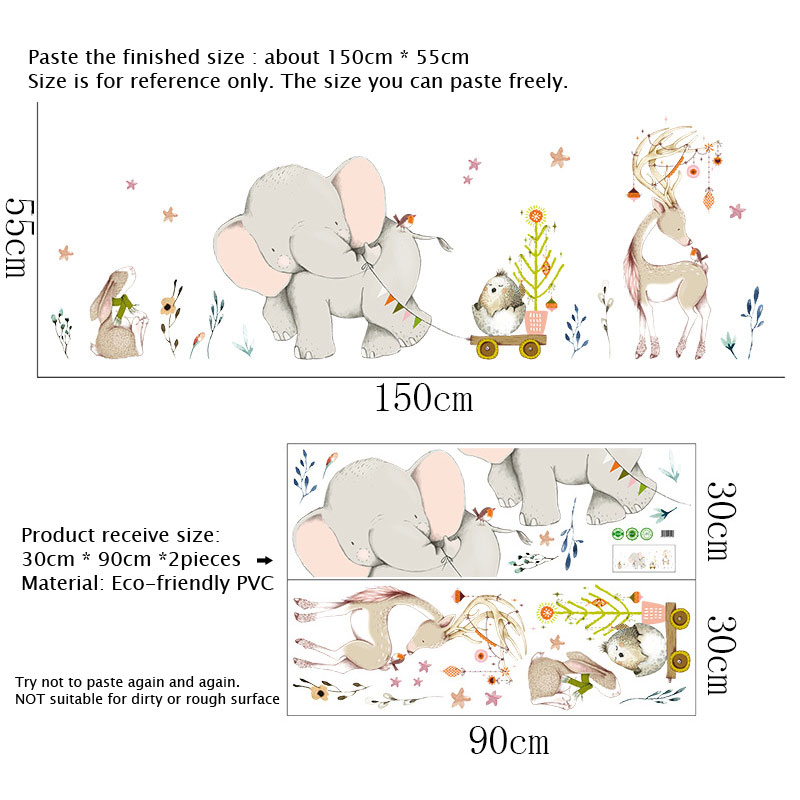 Autocollants muraux joyeux béb - Baby Nursery Mural Wallpaper avis et prix