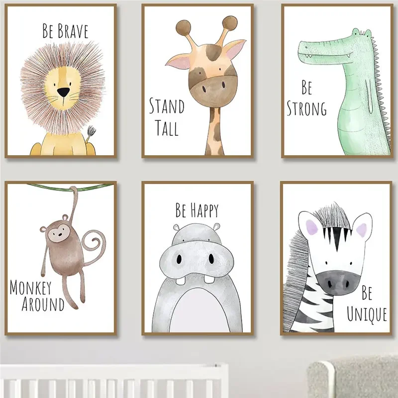 Affiches murales pour chambre  - Baby Nursery Giraffe avis et prix