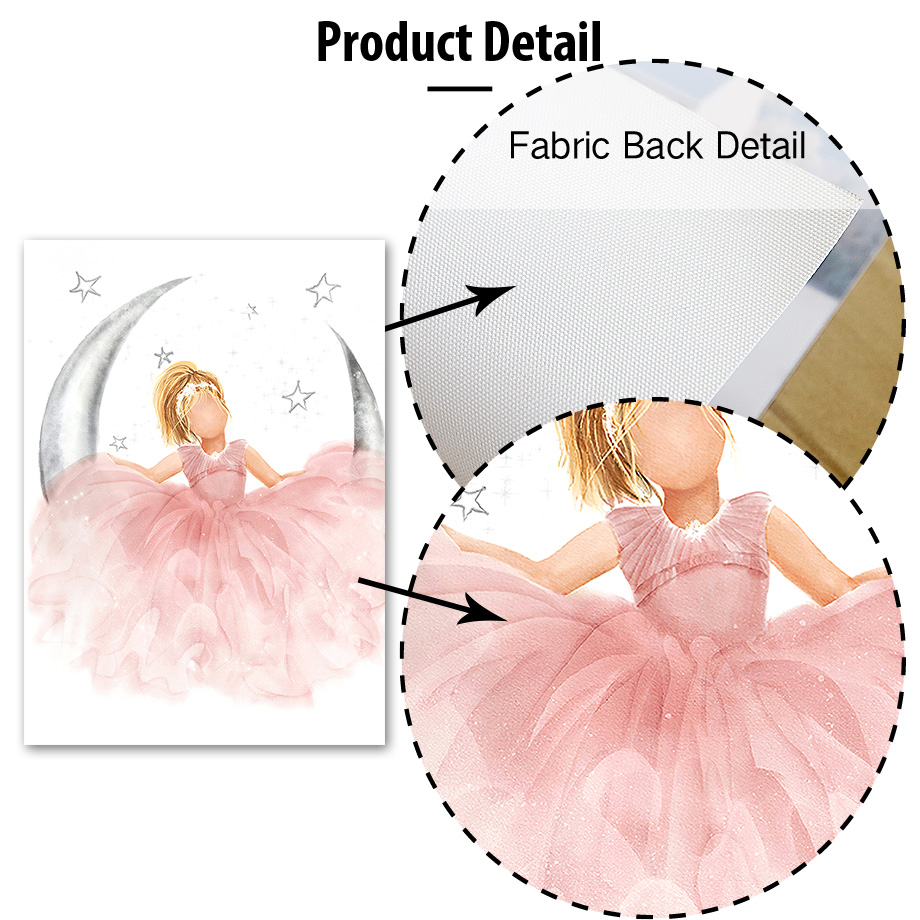 Toile murale d'ange rose pour  - Baby Nursery Girl avis et prix