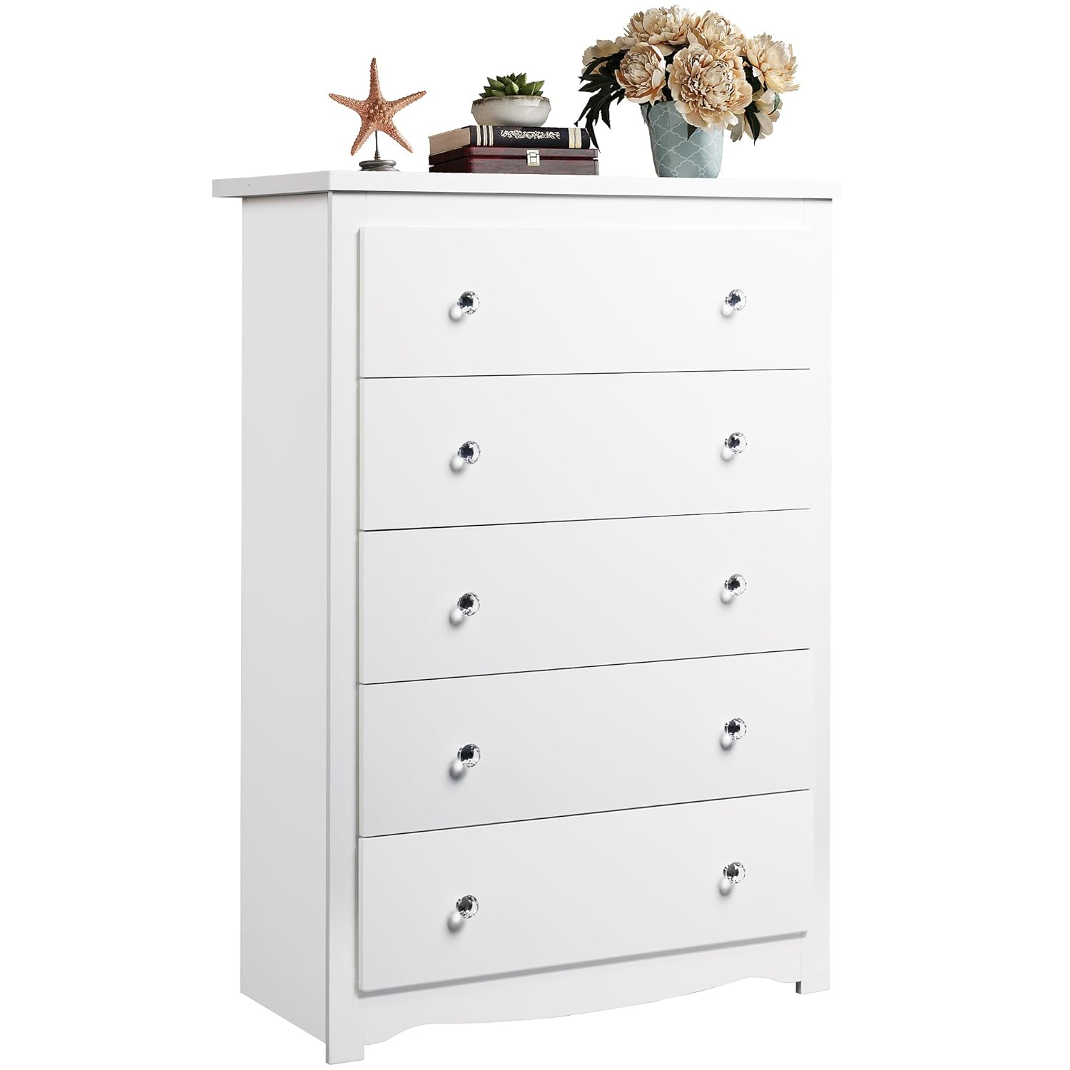 Commode blanche pour chambre à - Drawer Dresser White avis et prix