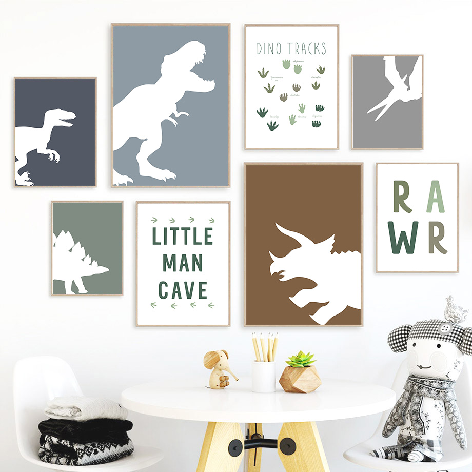 Peinture sur toile 2D, dinosau - Baby Nursery Girl avis et prix