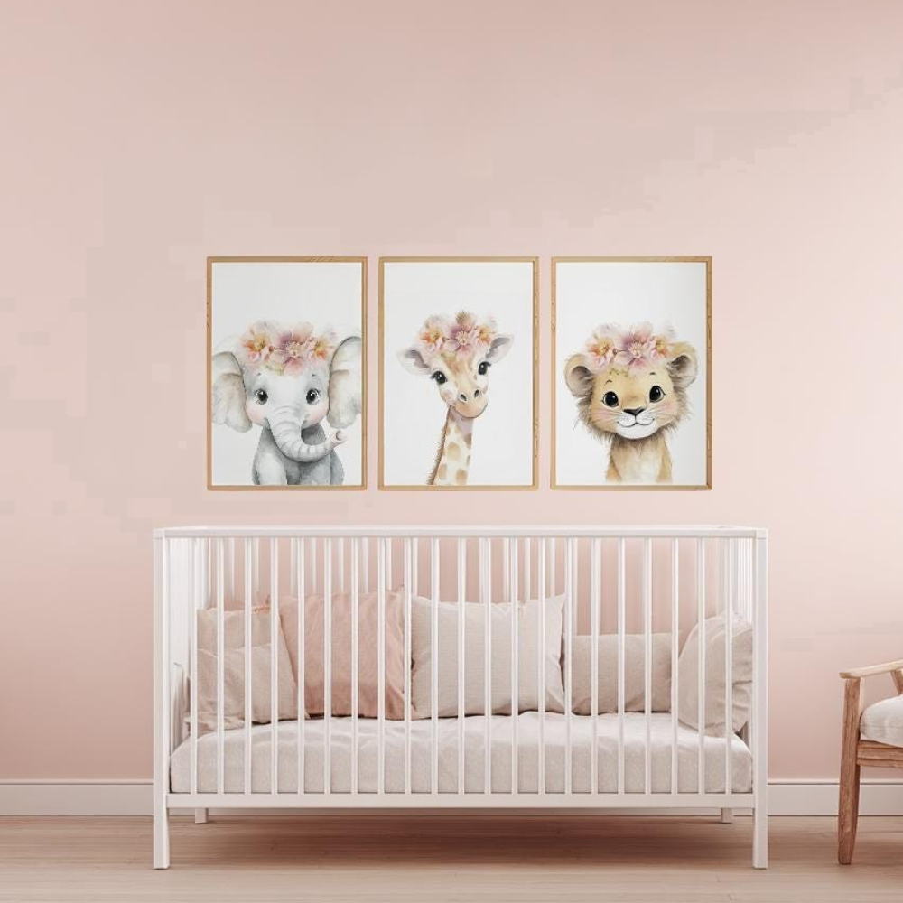 Ensemble d'art mural pour cham - Baby Nursery Giraffe avis et prix