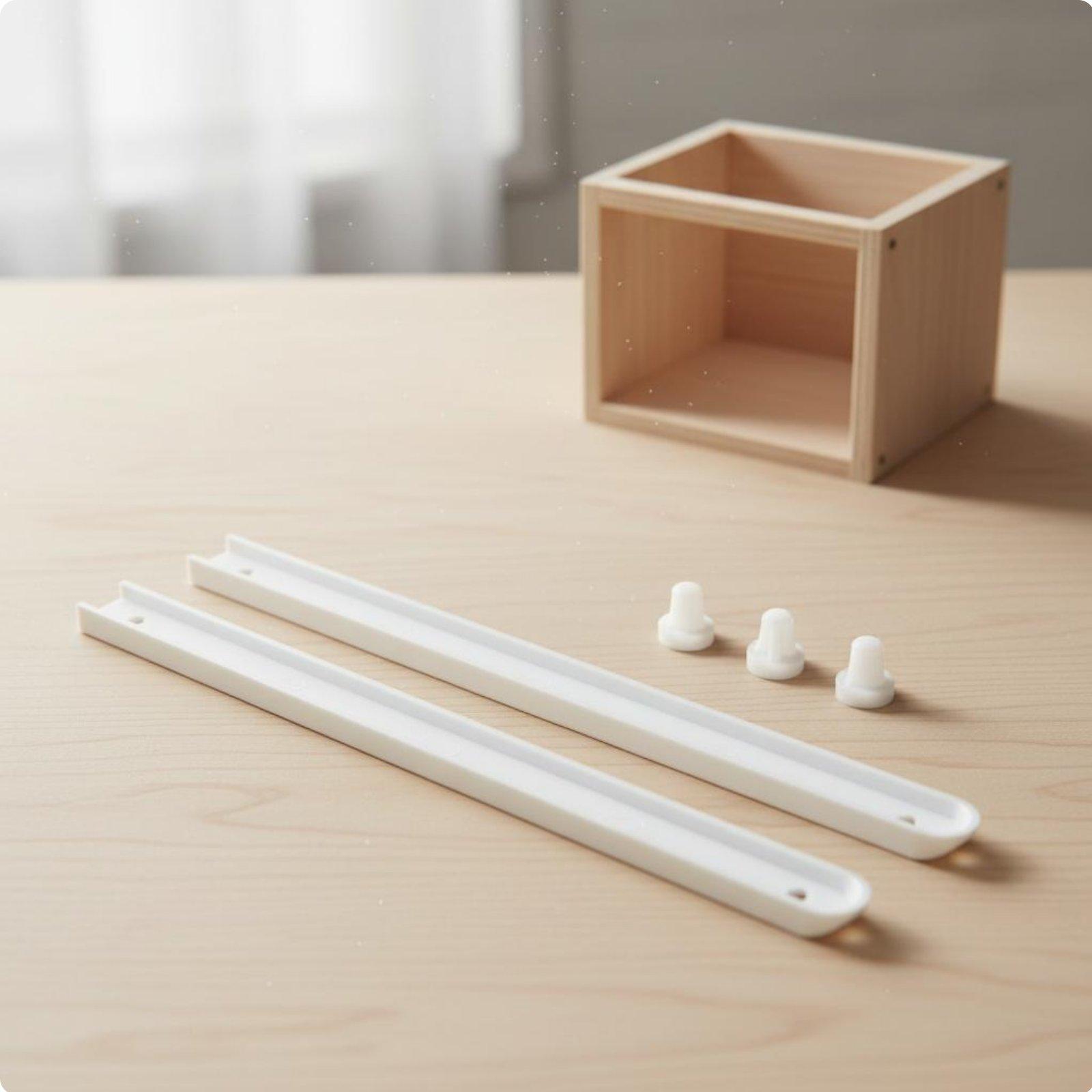 Glissières de tiroir blanches  - Drawer Dresser White avis et prix
