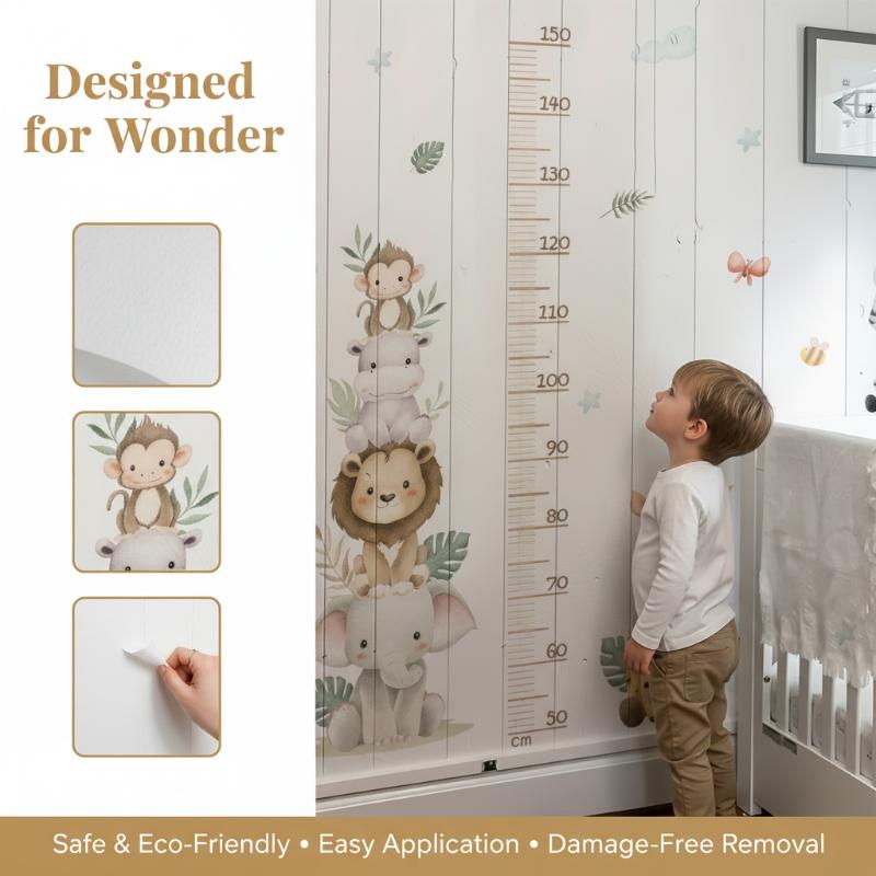 Autocollant de croissance pour - Baby Nursery Jungle Wallpaper avis et prix