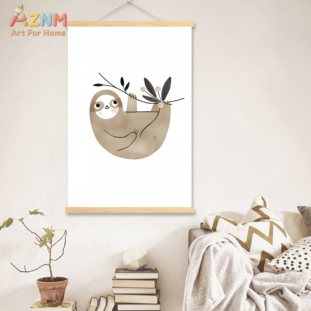 AZNM – toile murale neutre sty - Baby Nursery Giraffe avis et prix