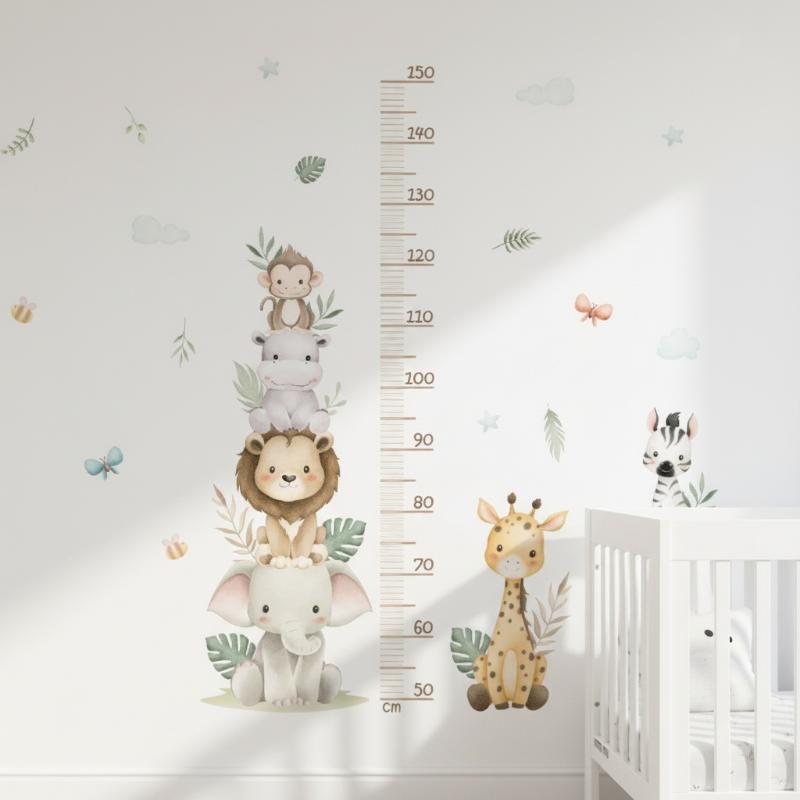 Autocollant de croissance pour - Baby Nursery Jungle Wallpaper avis et prix