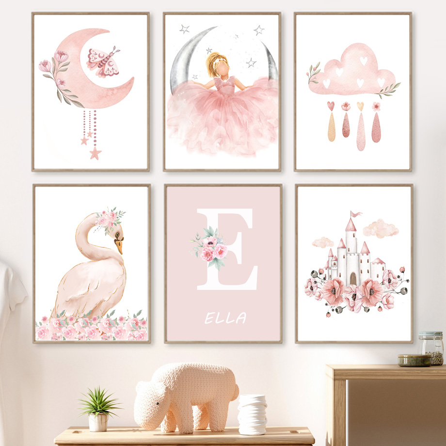 Tableau mural en toile pour ch - Baby Nursery Girl avis et prix