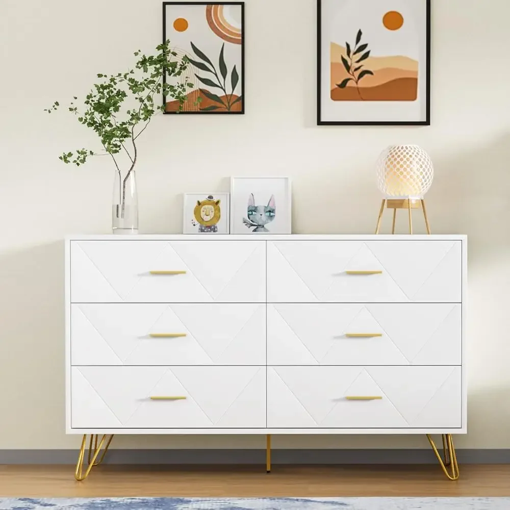 Ensemble de chambre à coucher  - Drawer Dresser White avis et prix