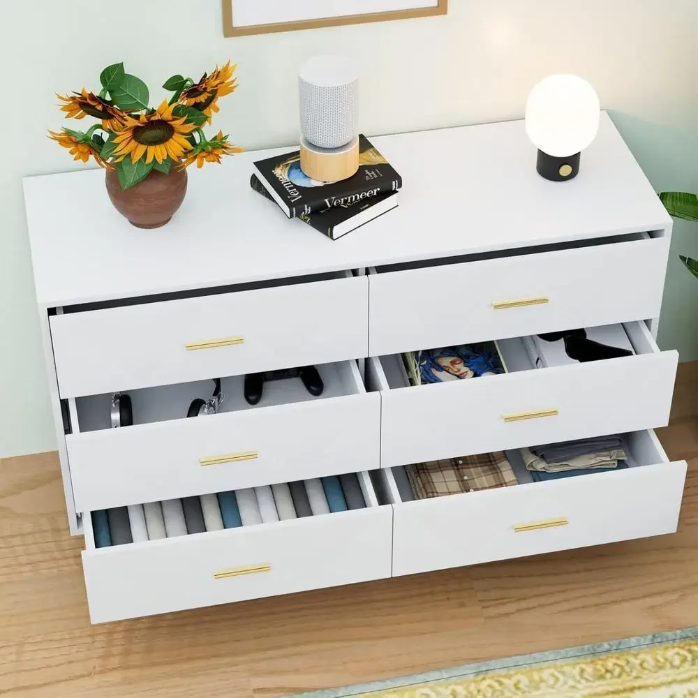 Ensemble de chambre à coucher  - Drawer Dresser White avis et prix
