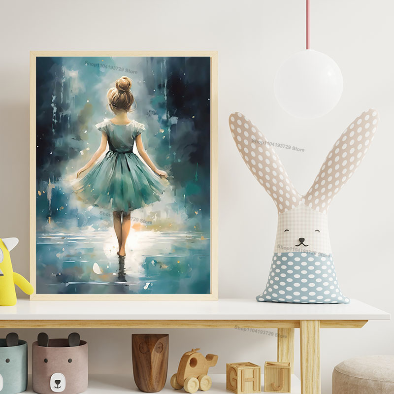 Peinture sur toile de fille da - Baby Nursery Girl avis et prix