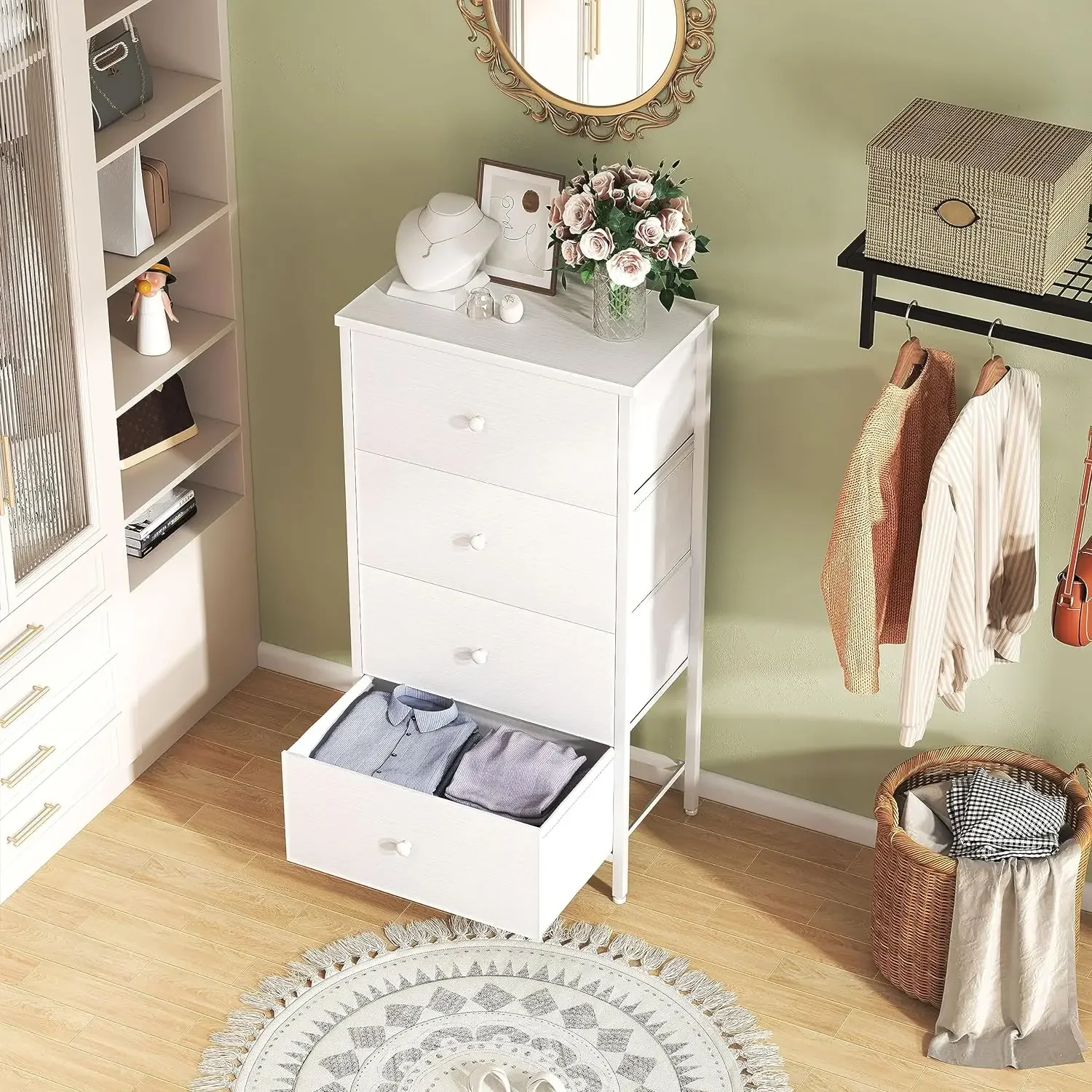 Petite commode blanche pour ch - Drawer Dresser White avis et prix
