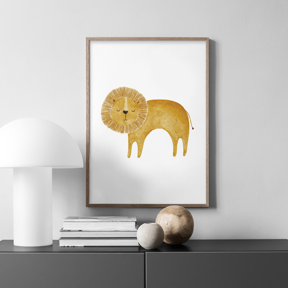 Toile murale imprimée dinosaur - Baby Nursery Giraffe avis et prix