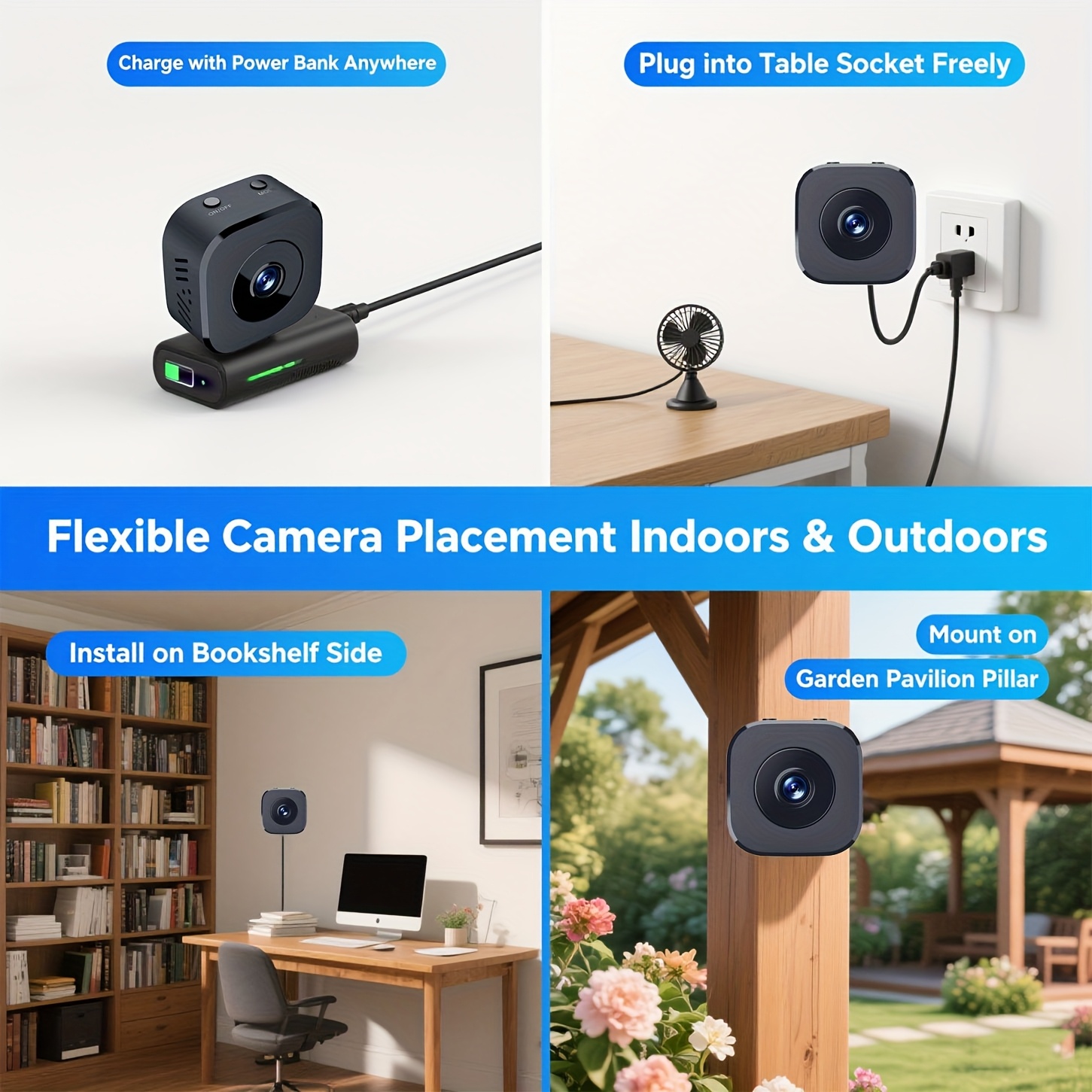 1080P HD Mini caméra WiFi sécu - Baby Nursery Camera avis et prix