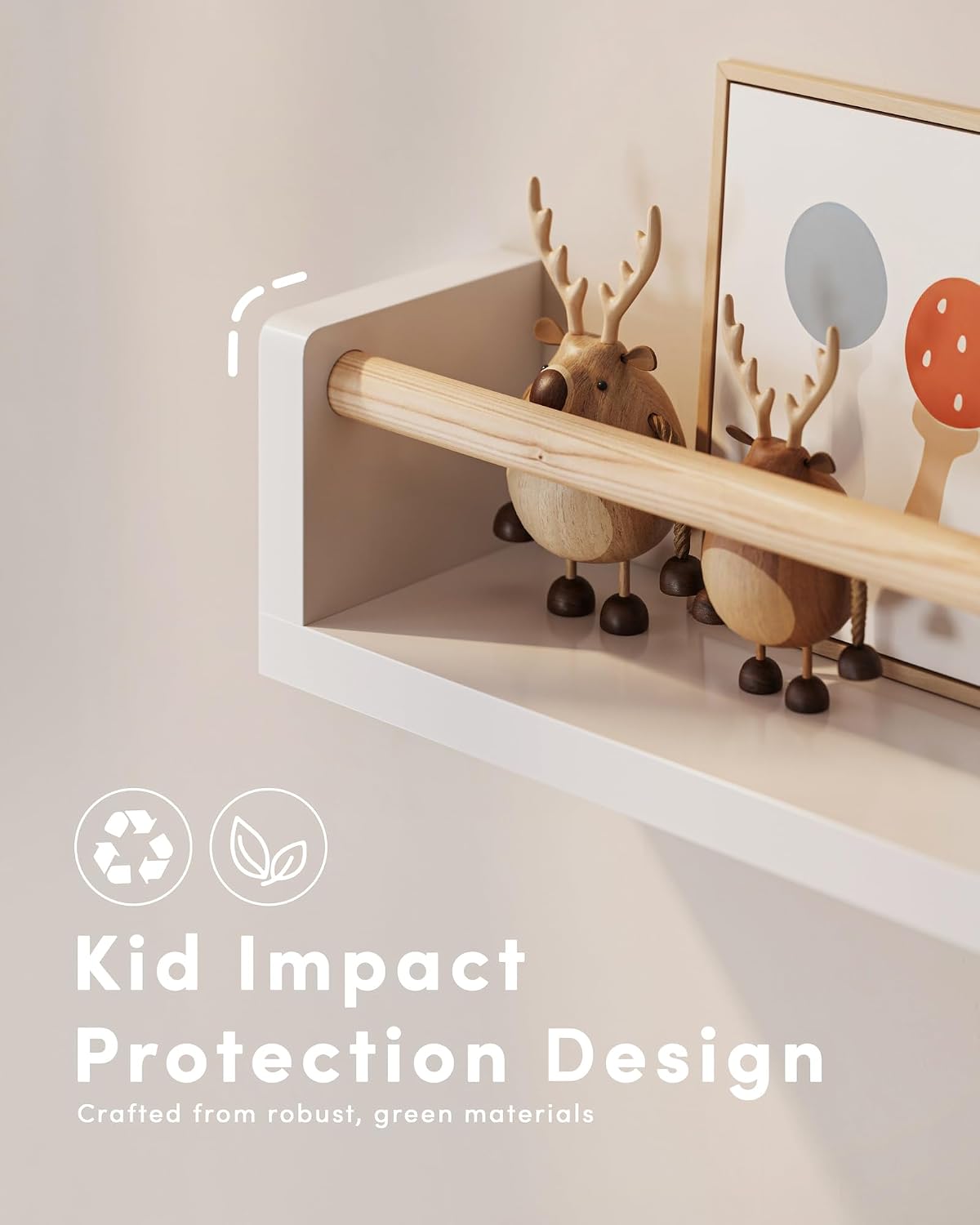 Ensemble de 3 étagères flottan - Baby Nursery Shelves avis et prix