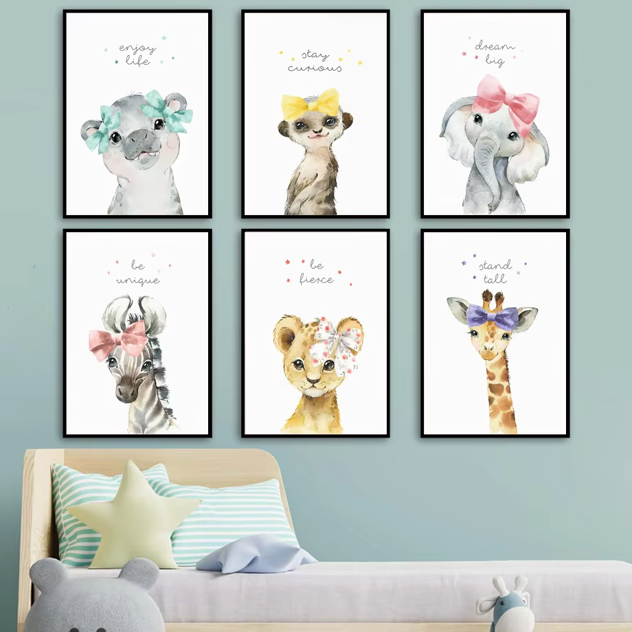 Lion zèbre girafe éléphant hip - Baby Nursery Giraffe avis et prix