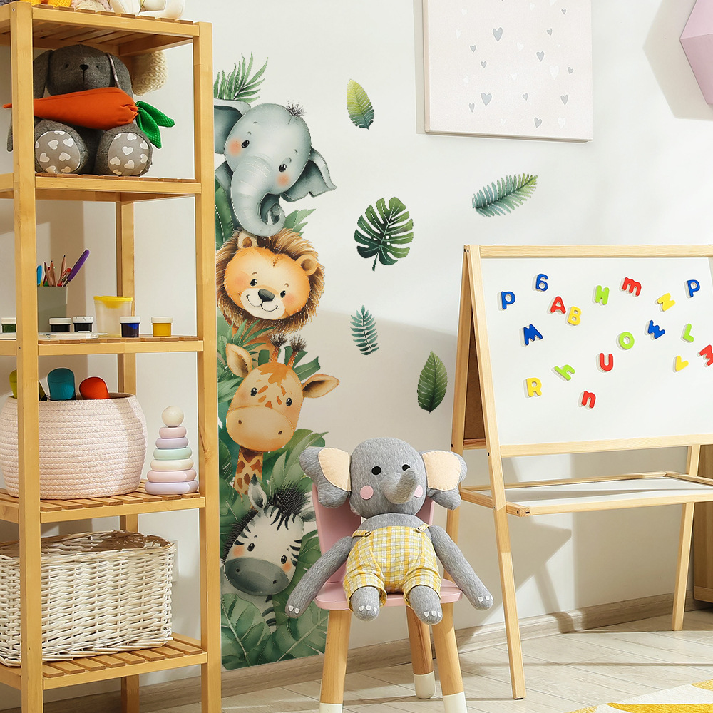 Autocollant mural de porte, An - Baby Nursery Jungle Wallpaper avis et prix