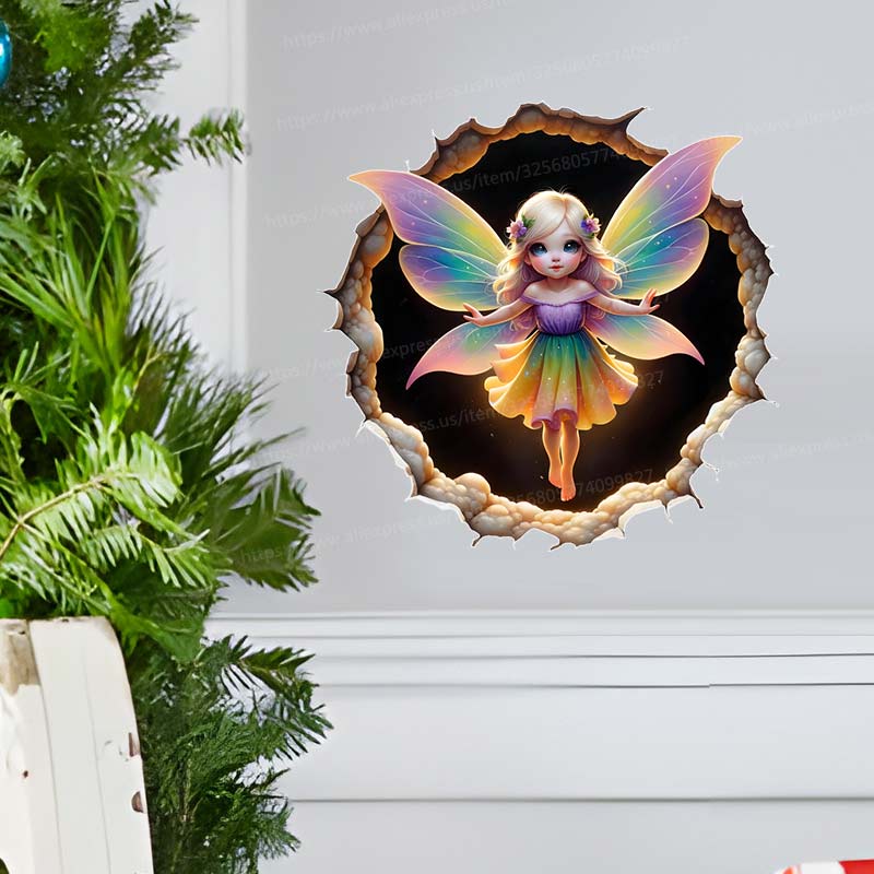 Autocollant Mural papillon fée - Baby Nursery Mural Wallpaper avis et prix