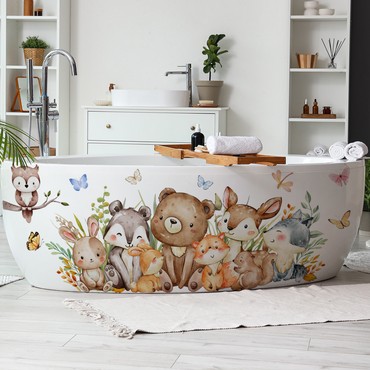 Autocollant mural animaux de l - Baby Nursery Jungle Wallpaper avis et prix