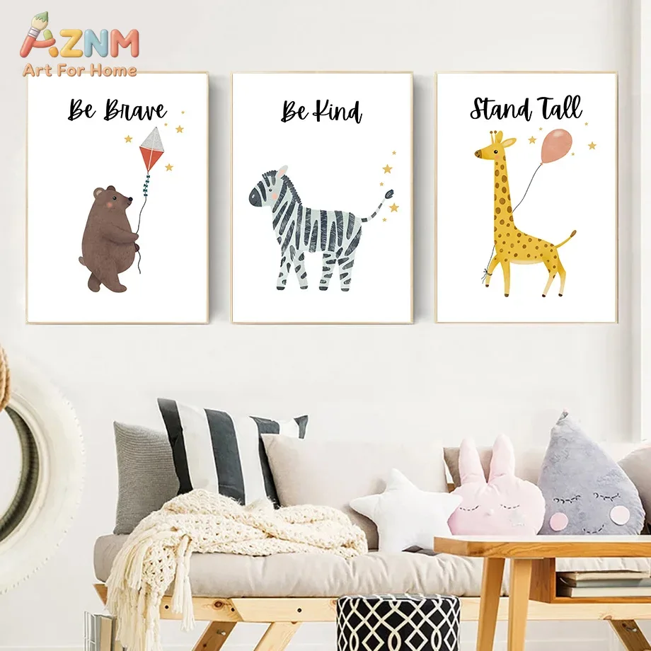 AZNM Be Brave Kind Stand Tall  - Baby Nursery Girl avis et prix